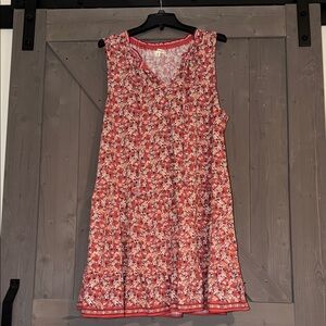Max Studio Red Floral Dress